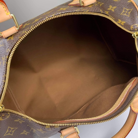 🤎 SPEEDY 35 BANDOULIER MONOGRAM - Picture 6 of 13